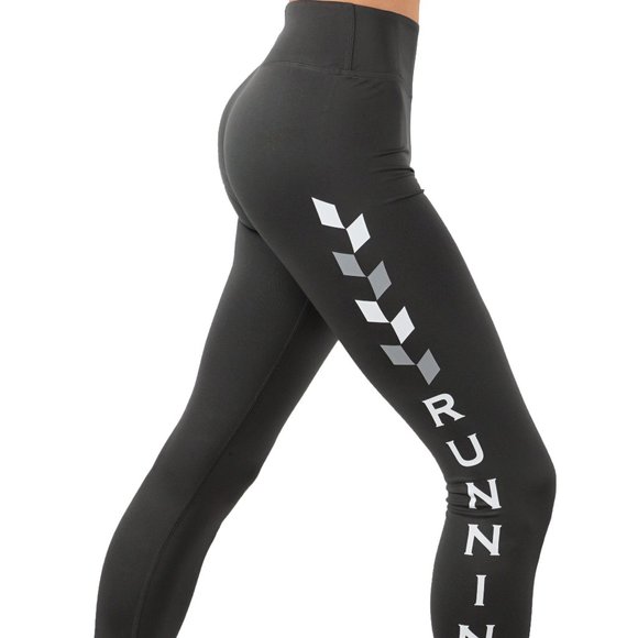 Yoga Power Flex Dry-Fit Side Word leggings - Picture 5 of 6